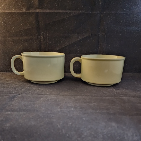 Set of 2 Vtg Japan Stoneware Soup Cups Mugs - Picture 4 of 10